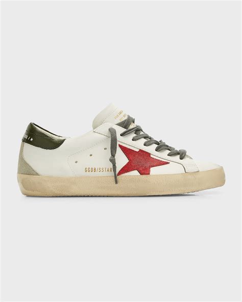 Golden Goose Men's Stardan Leather Low-Top Sneakers | Neiman Marcus