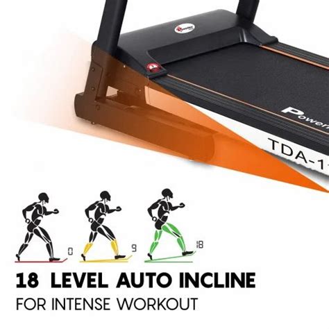 DC Motorised Treadmills - TDA-111 Semi Auto Lubrication Treadmill With ...
