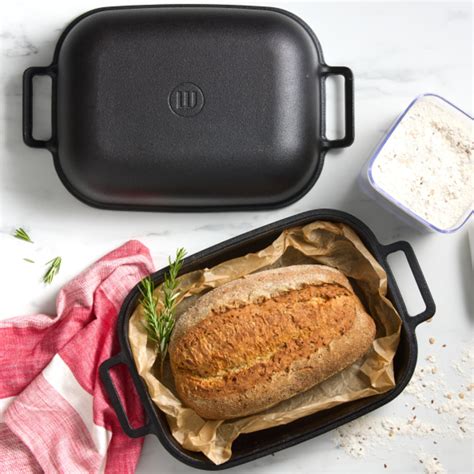 Wolstead Endure Seasoned Cast Iron Bread Baking Pan 39x25cm | Kitchen ...