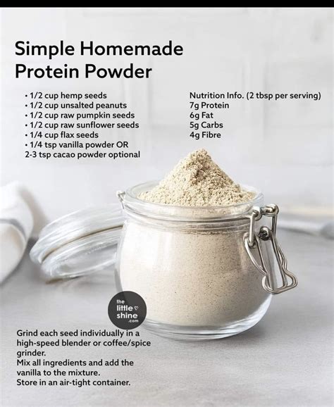 Pin by El Sybesma on Recipes | Healthy drinks, Homemade protein powder ...