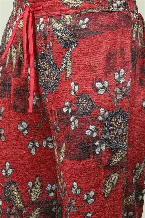 Maroon Straight 2 Piece Set