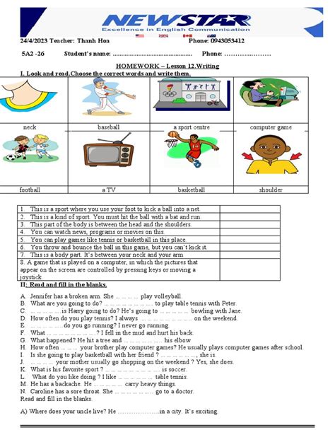 Image result for Lesson 12 Homework 5.2