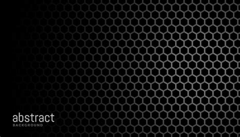 Black with hexagonal mesh textur | Free Vector