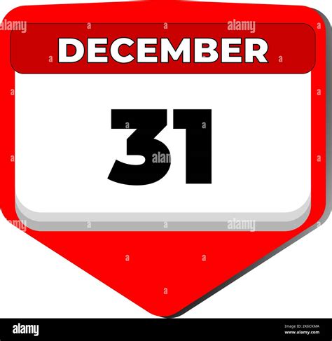 Thirty one december Cut Out Stock Images & Pictures - Alamy