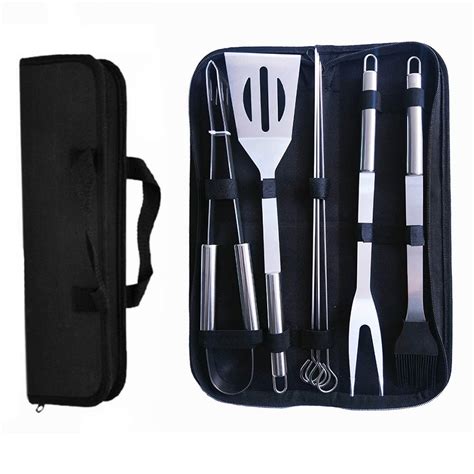 GOOD STUDIOS Stainless Steel BBQ Grill Tools Set,Tote Bag Packaging ...