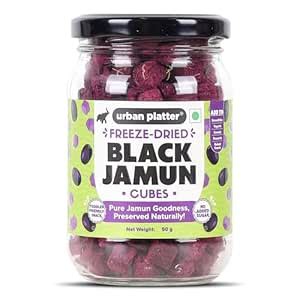 Urban Platter Freeze-Dried Jamun Cubes, 50g (Real Fruit | Naturally ...