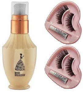 GRAYLIN PERFECT BASE LIQUID FOUNDATION WITH EYE LASHESH EYE CARE KIT ...