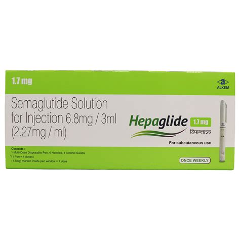 Hepaglide 1.7mg (6.8mg/3ml) Solution For Injection 1's | Uses, Side ...