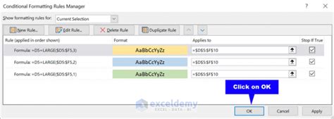 Conditional Formatting Multiple Rows 的图像结果
