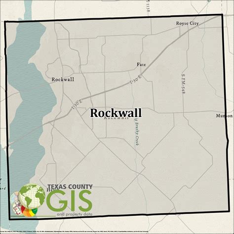 Rockwall County GIS Shapefile and Property Data - Texas County GIS Data