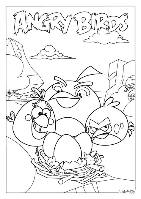 Image result for Super Fun Coloring Pages Angry Birds