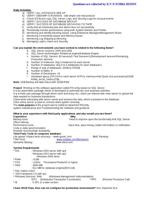 Image result for SQL Server DBA Mock Interview
