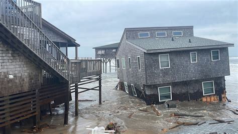 5 more homes collapse on North Carolina's Outer Banks