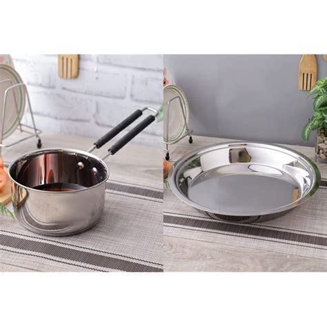 Buy Neelam Stainless Steel Induction Bottom Sauce Pan, 1150ml, 1 Piece ...
