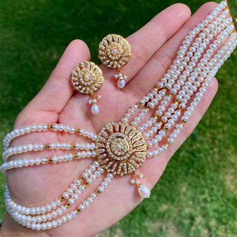 Pearl Choker Sets | 22k Gold & Gold Plated | Freshwater Pearl Jewelry