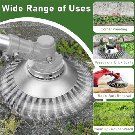 HASTHIP® Weeder Head Grass Trimmer Head Replacement Stainless Steel Mu ...