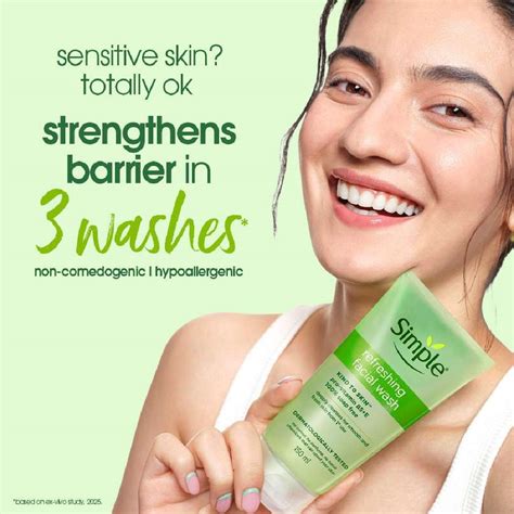 Simple Kind To Skin Refreshing Facial Wash Face Wash - Price in India ...