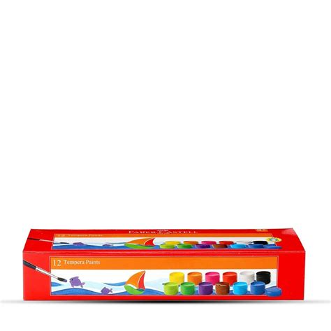 Faber Castell 12 Tempera Paints - SCOOBOO - Faber-Castell