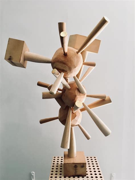 Abstract Wood Sculpture