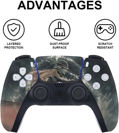 Buy Elden Ring Skin for PS5 Controller Playstation Cover Sets Stickers ...