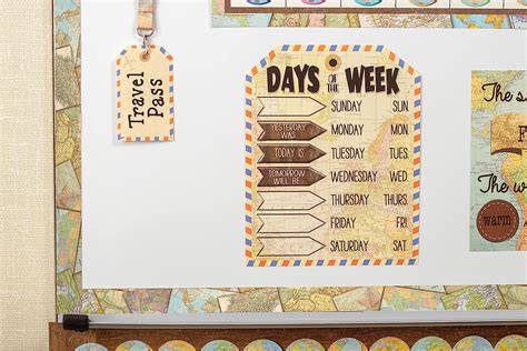 Buy Teacher Created Resources Travel The Map Magnetic Border Online at ...