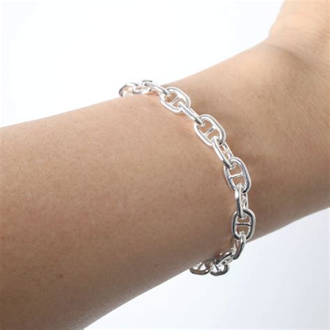 INTERIM インテリム アンカー チェーン Tバー ブレスレット イタリアン シルバー925 グランド ANCHOR CHAIN T ...