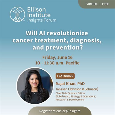 #insightsforum #artificialintelligence | Ellison Medical Institute
