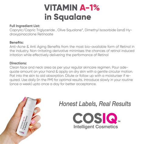Buy Vitamin A-1% Granactive Retinoid In Squalane | CosIQ