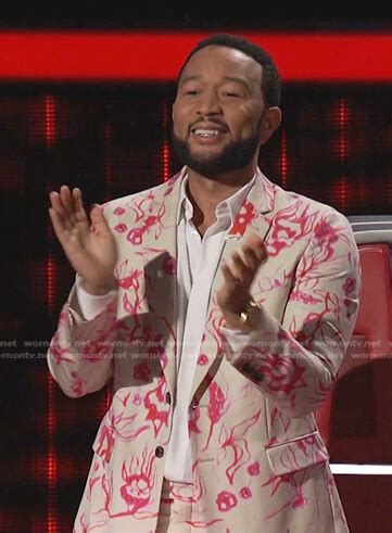 WornOnTV: John's floral blazer suit on The Voice | John Legend ...