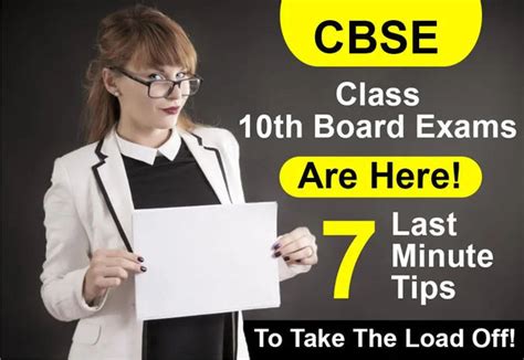 CBSE CLASS 10TH BOARD EXAMS ARE HERE! 7 LAST-MINUTE TIPS TO TAKE THE ...