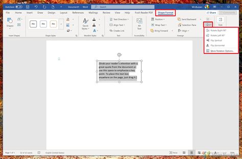 How to Flip Text Upside down in Word, Rotate or Mirror It