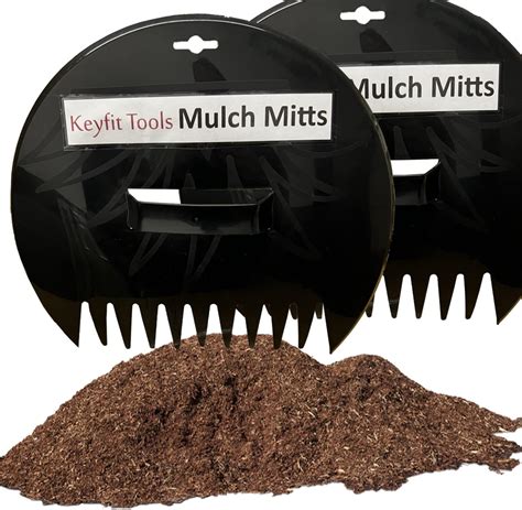 Buy Keyfit Tools Mulch Mitts Mulch Scoops Hand Shovel Forks for All ...