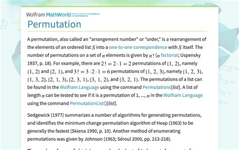 Image result for What Is Permutation Math