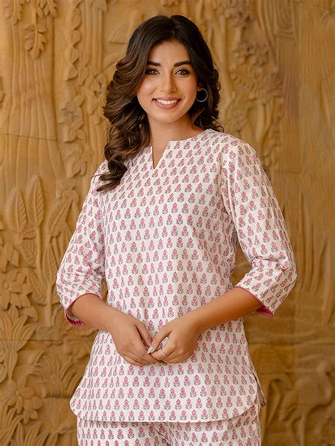 Women's Nightwear- Buy Block Printed Nightwear & Loungewear for Women ...