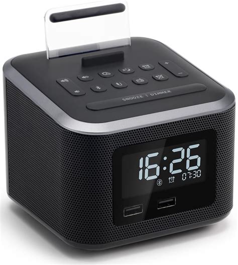 Homtime Wireless Bluetooth Speaker with Digital Alarm: Amazon.in ...