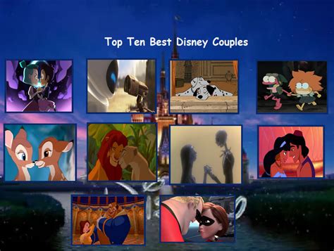 Top 10 Favourite Disney Couples by GeoNonnyJenny on DeviantArt