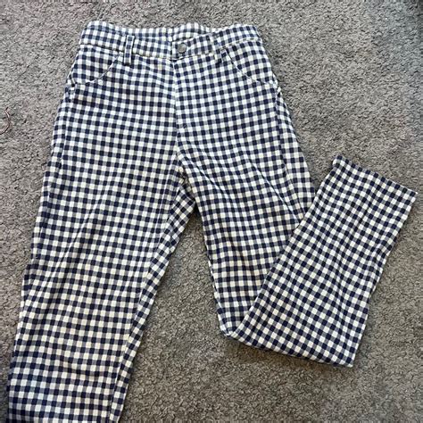 Uniqlo gingham pants, Women's Fashion, Bottoms, Other Bottoms on Carousell