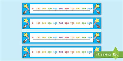 Count In 100s Number Line | Maths Resources - Twinkl