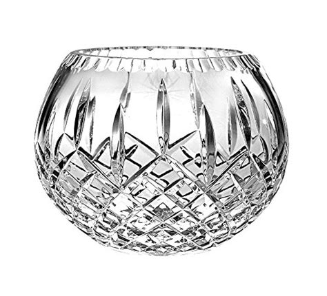 Barski European Hand Cut Plaza Crystal Rose Bowl, 8" D (8 inches D) (8 ...