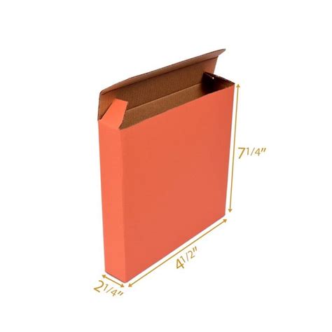 Orange Reverse Tuck Box -4.5X2.25X7.25 | Gift Boxes