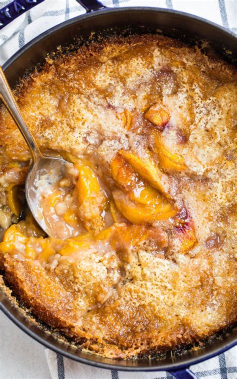 Dutch Oven Peach Cobbler Dump Cake at William Moser blog