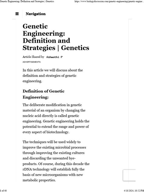 Image result for Define Genetic Engineering