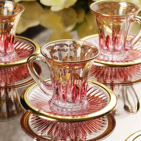 Buy Set of 6 pcs Tea cup+Saucers from Momentz