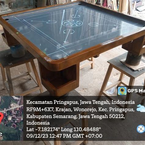 Jual meja karambol kayu jati lapis hpl - Kab. Semarang - ud lestari ...
