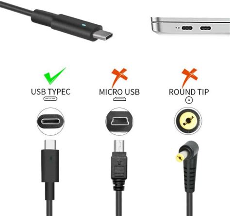 ASUS 65W 20V 3.25A USB Type-C AC Wall Laptop Charger Adapter 65 W ...