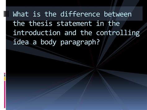 Image result for Example of Controlling Idea