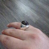 Buy A Very Old Rare Mens Sabza Ring Sterling Silver 925 Green Turquoise ...