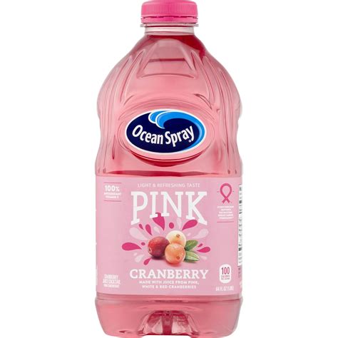 Amazon.com : Ocean Spray Pink Cranberry Juice 64 oz (Pack of 4 ...