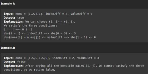 Image result for Contains Duplicate III Python Solution