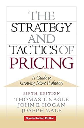 Buy The Strategy and Tactics of Pricing Book Online at Low Prices in ...